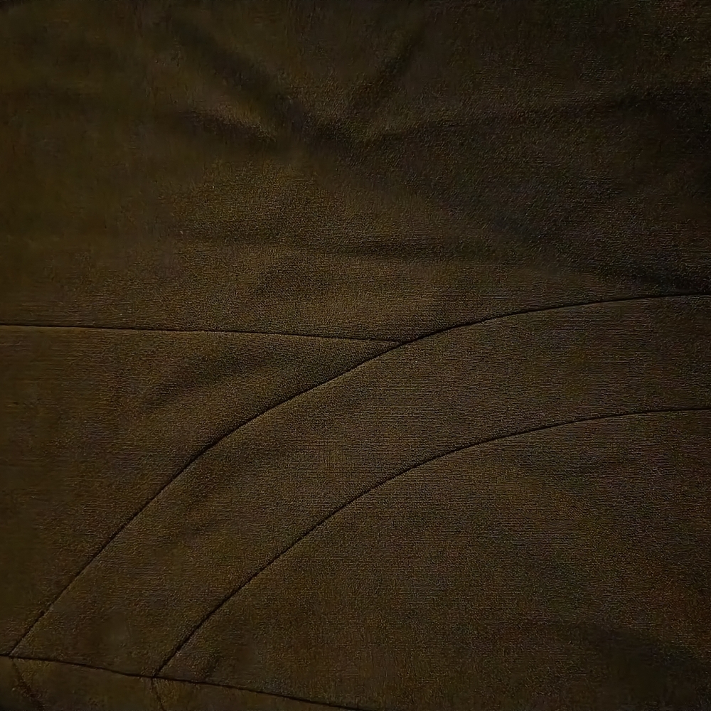 Black Dress, Faux Leather neck Area - Picture 6 of 10